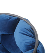 Debra Modern Blue Fabric Dining Chair