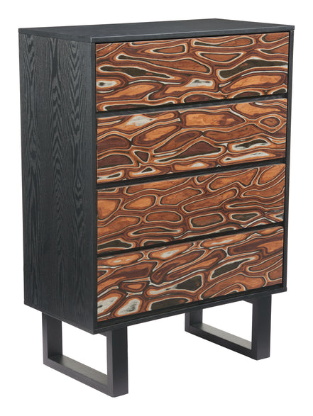 Aremi Chest Brown & Black