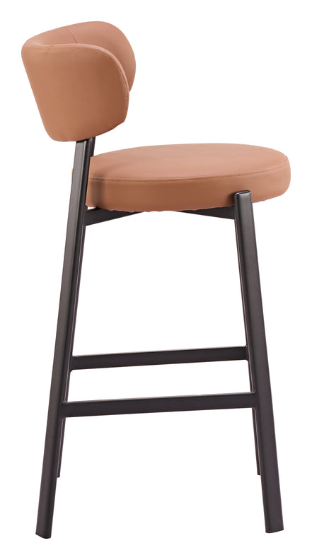 Prairie Barstool (Set of 2) Brown