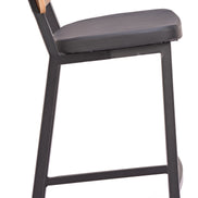 Ardenne Counter Stool (Set of 2) Black & Brown