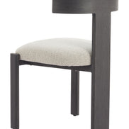 Tiana Dining Chair Black & Beige