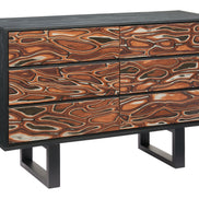 Aremi Dresser Brown & Black