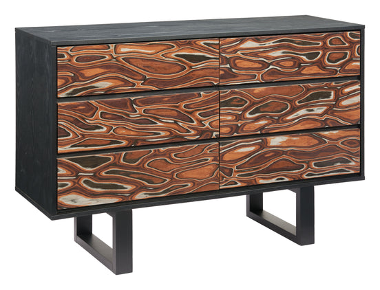 Aremi Dresser Brown & Black