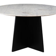 Strela Dining Table White & Black