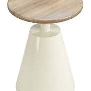 Sira Side Table Natural & Ivory