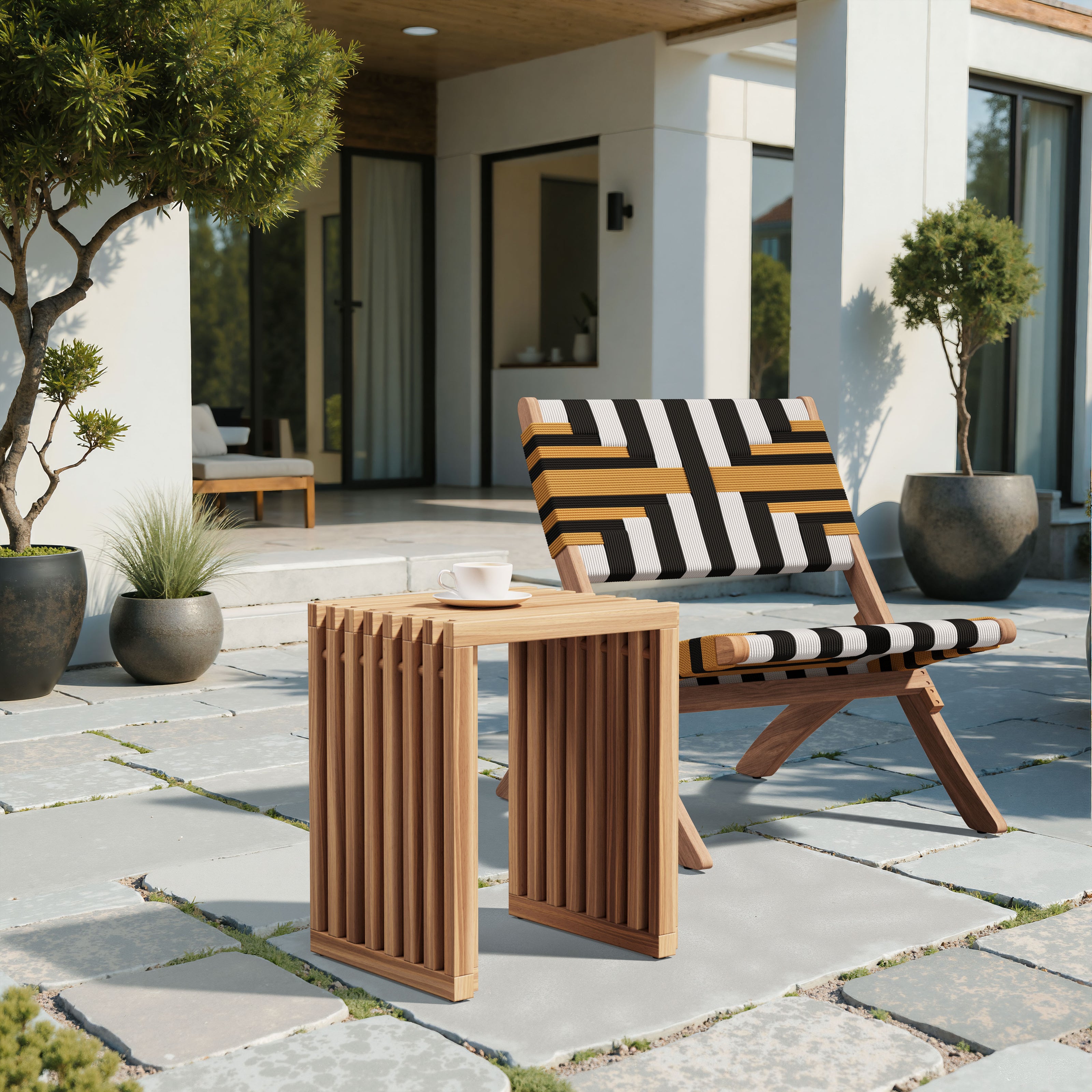 Riviera Extendable Stool (Set of 2) Natural