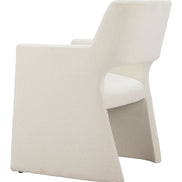 Minet Dining Chair Linen White
