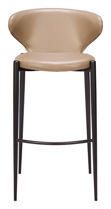 Lino Barstool (Set of 2) Taupe