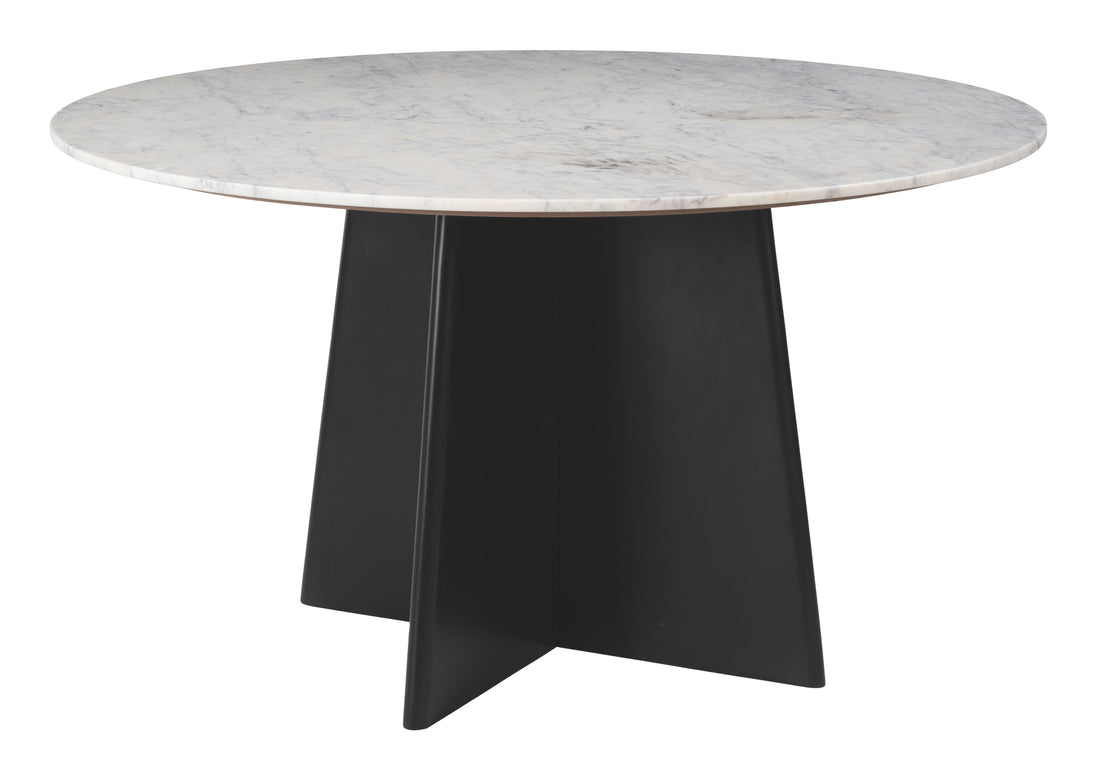 Strela Dining Table White & Black