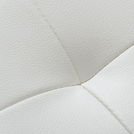 Click - Modern White Leatherette Dining Chair (Set of 2) - image 2