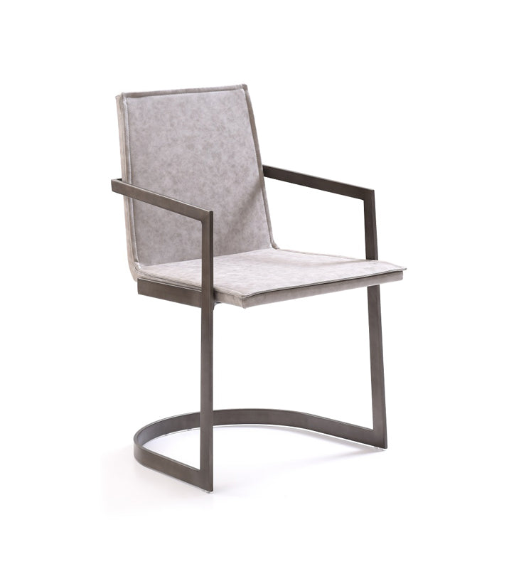 Jago - Modern White Wash Grey Dining Chair - image 4
