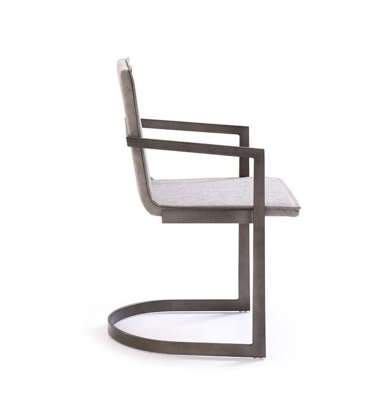 Jago - Modern White Wash Grey Dining Chair - image 5