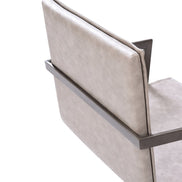 Jago - Modern White Wash Grey Dining Chair - image 2