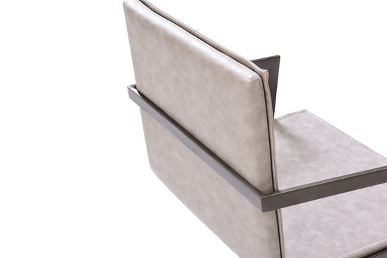 Jago - Modern White Wash Grey Dining Chair - image 2
