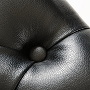 Silvie Modern Black Leatherette Dining Chair