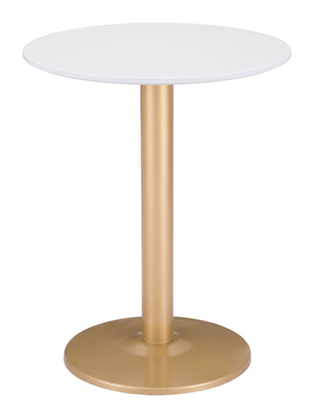 Alto Bistro Table White & Gold