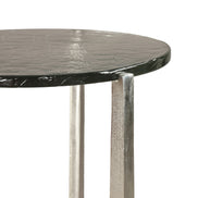 Olea Side Table Silver