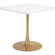 Epas Dining Table White & Gold