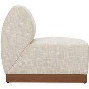 Christy Armless Chair Beige