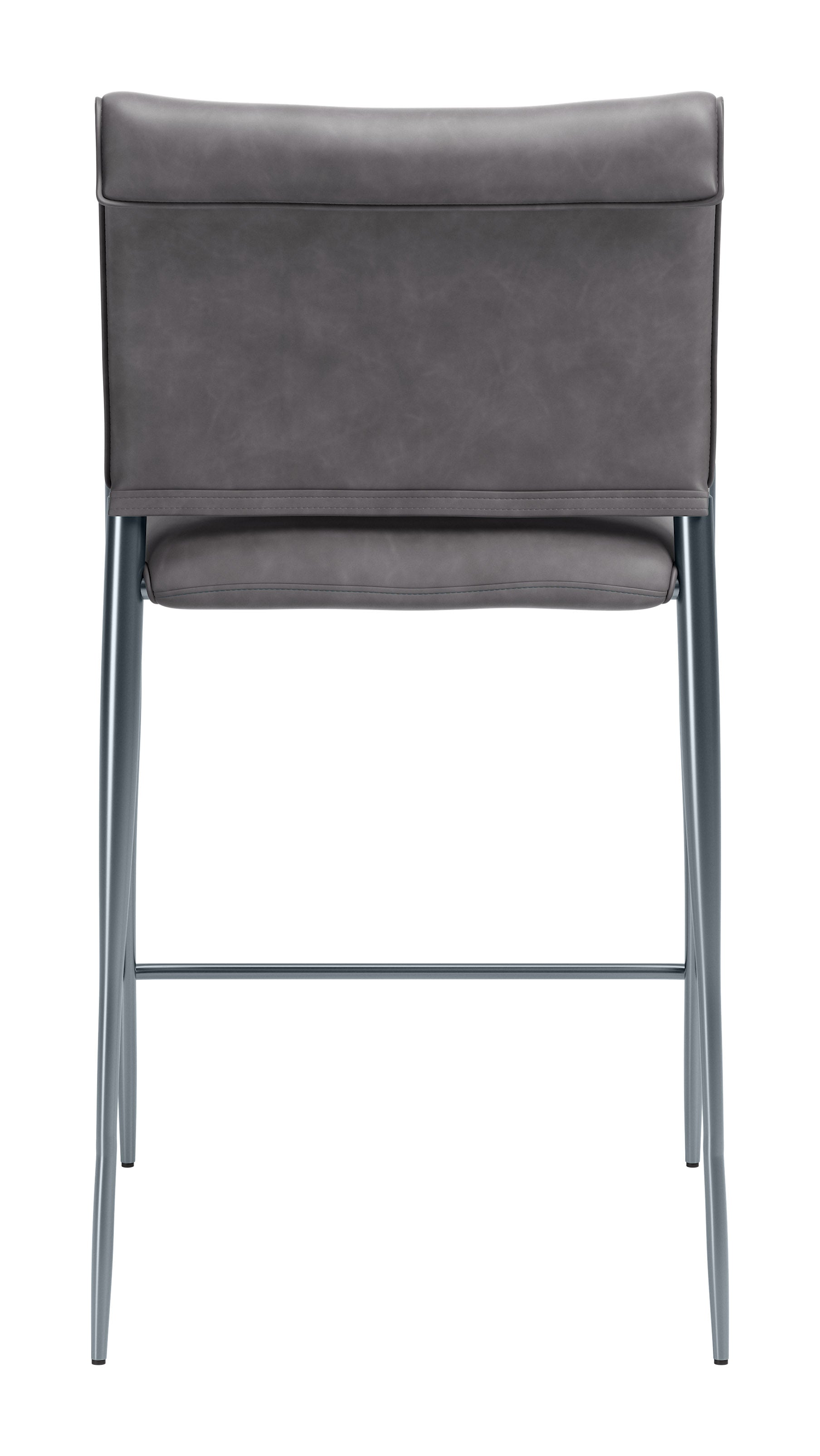 Freesia Counter Stool (Set of 2) Charcoal Gray