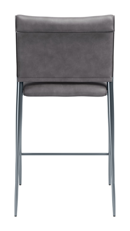 Freesia Counter Stool (Set of 2) Charcoal Gray