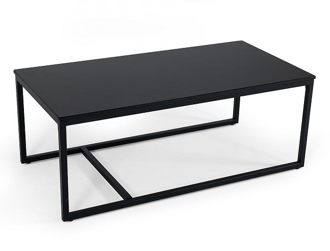 Baca - Black Marble + Metal Coffee Table