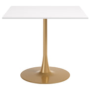 Epas Dining Table White & Gold