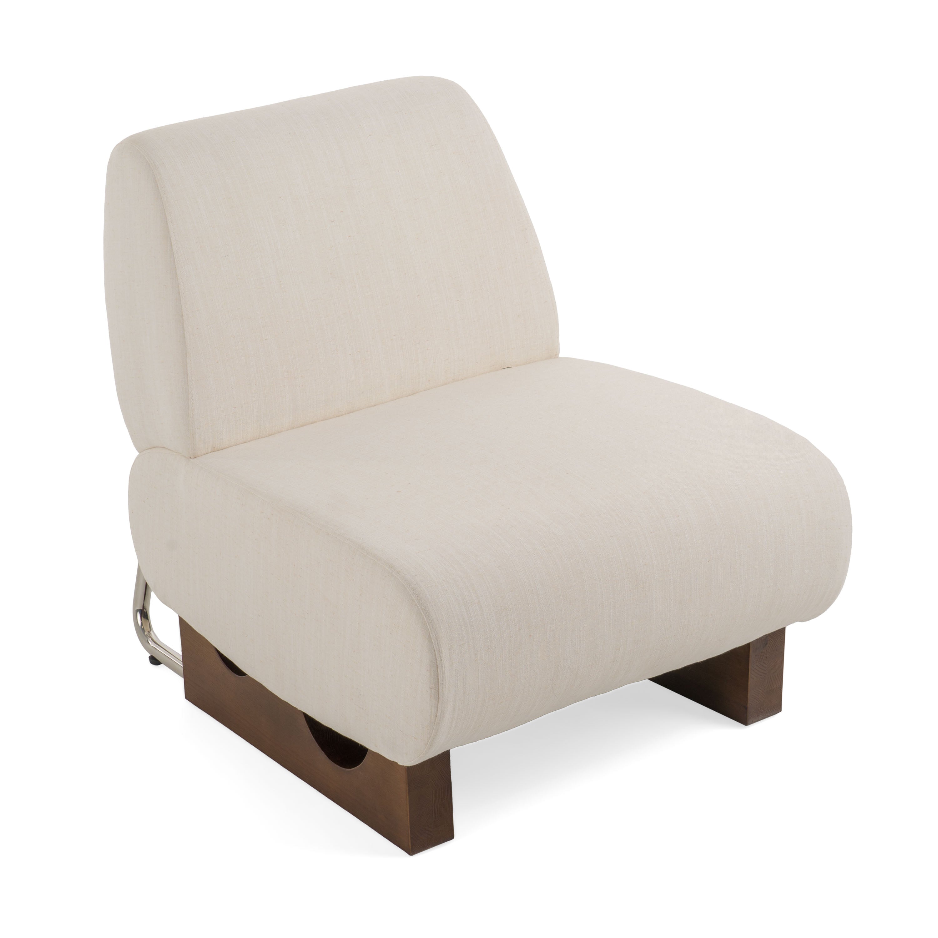 Barbara Modern Off White Accent Chair - image 2