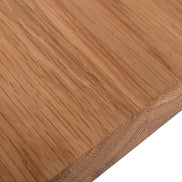 Barnum - Industrial Oak and Black Iron Live Edge Dining Table - image 5