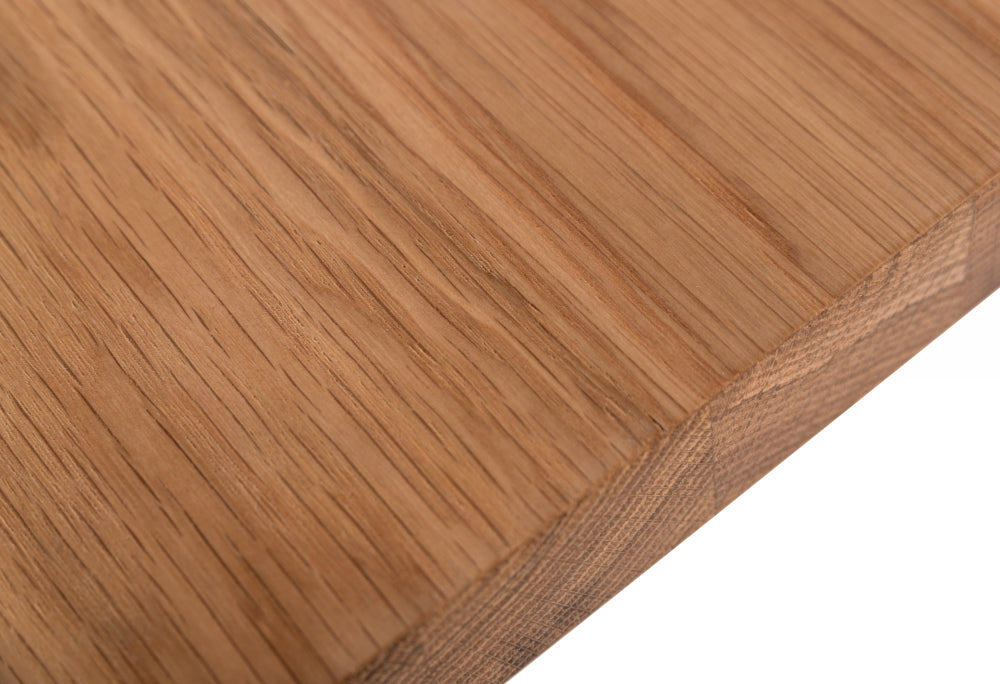 Barnum - Industrial Oak and Black Iron Live Edge Dining Table - image 5