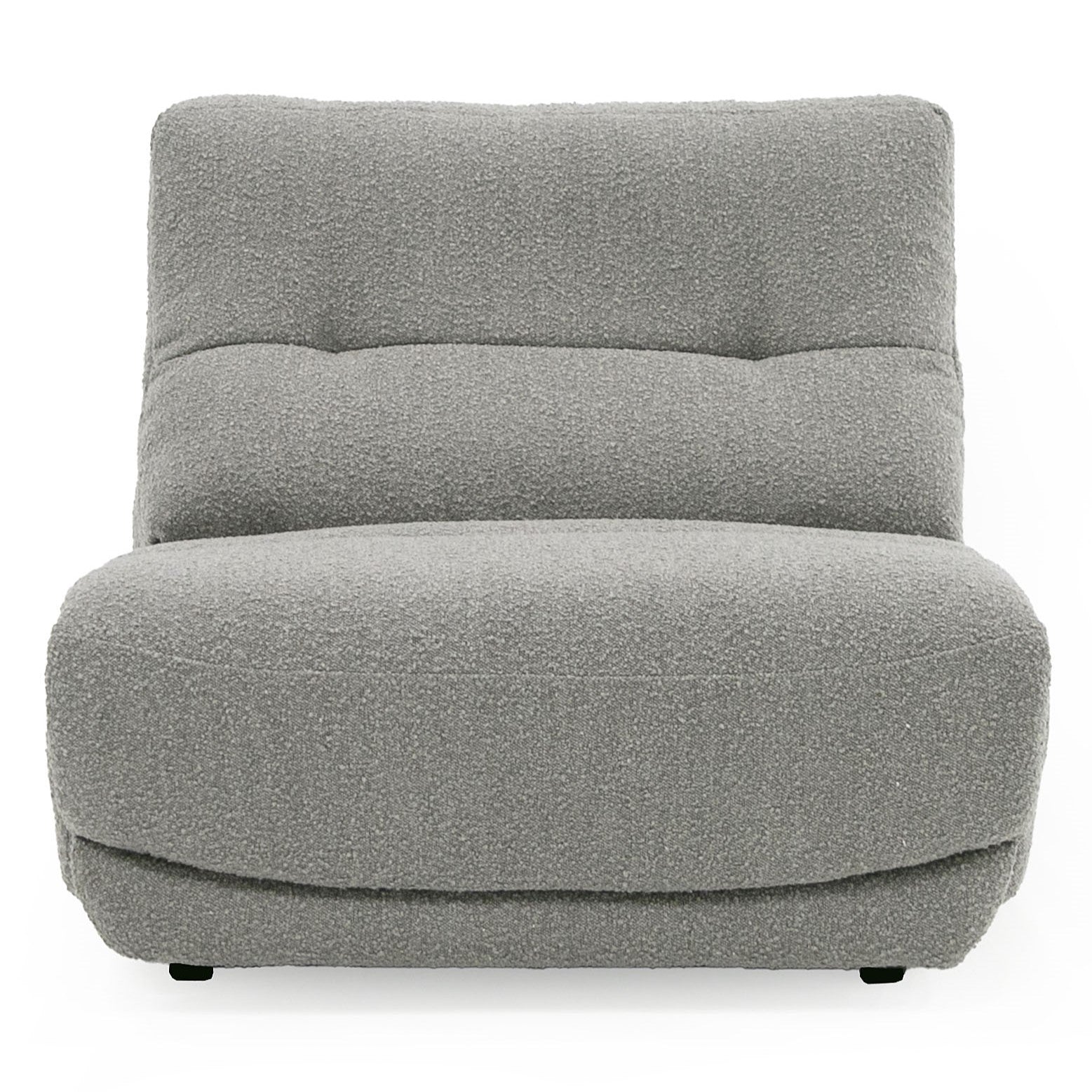 Basil - Modern Grey Fabric Large Electric Recliner Chair - image 4