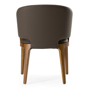 Baskin Brown and Walnut Arm Dining Chair - image 4