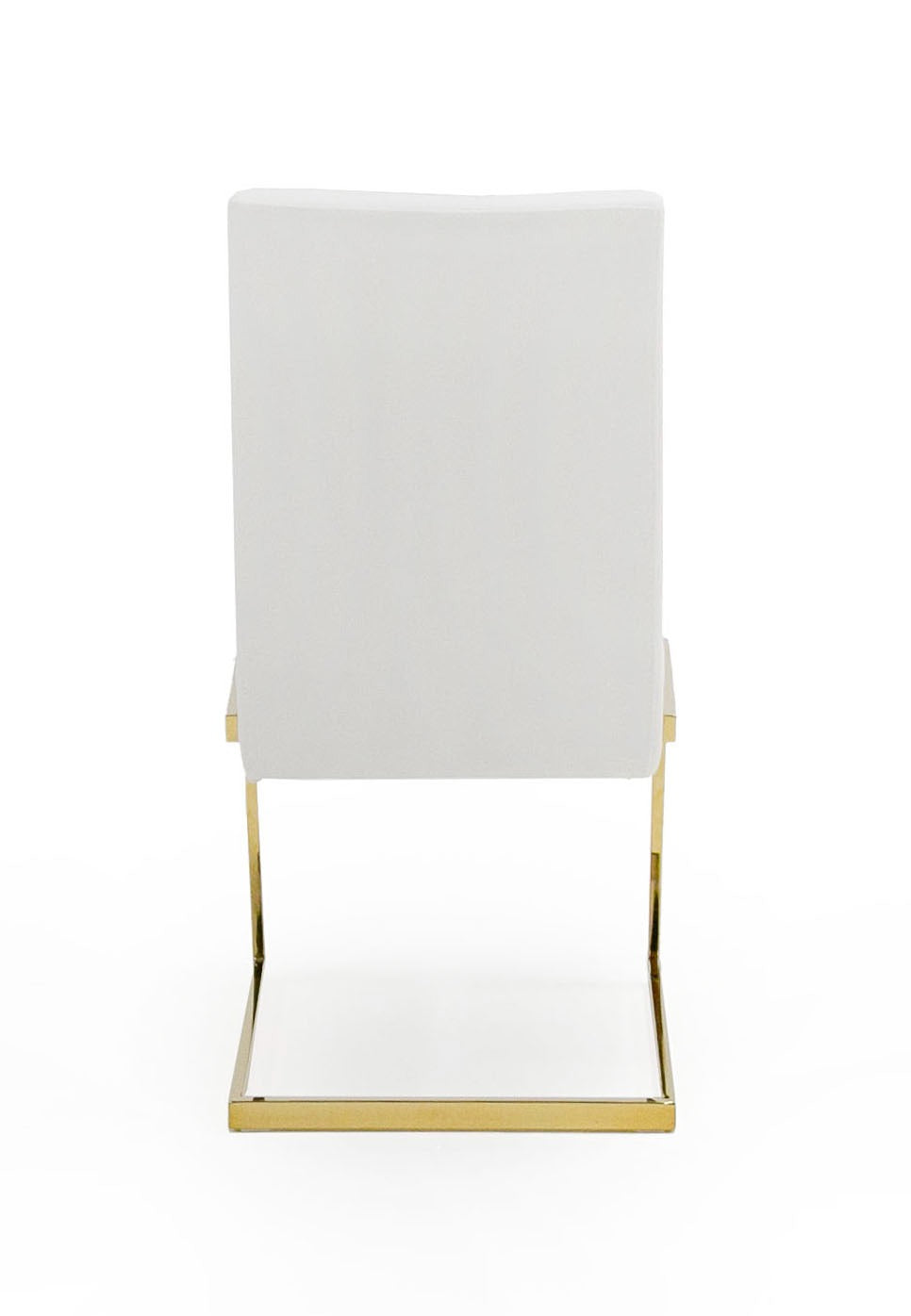 Batavia - Modern White & Gold Dining Chair (Set of 2) - image 2