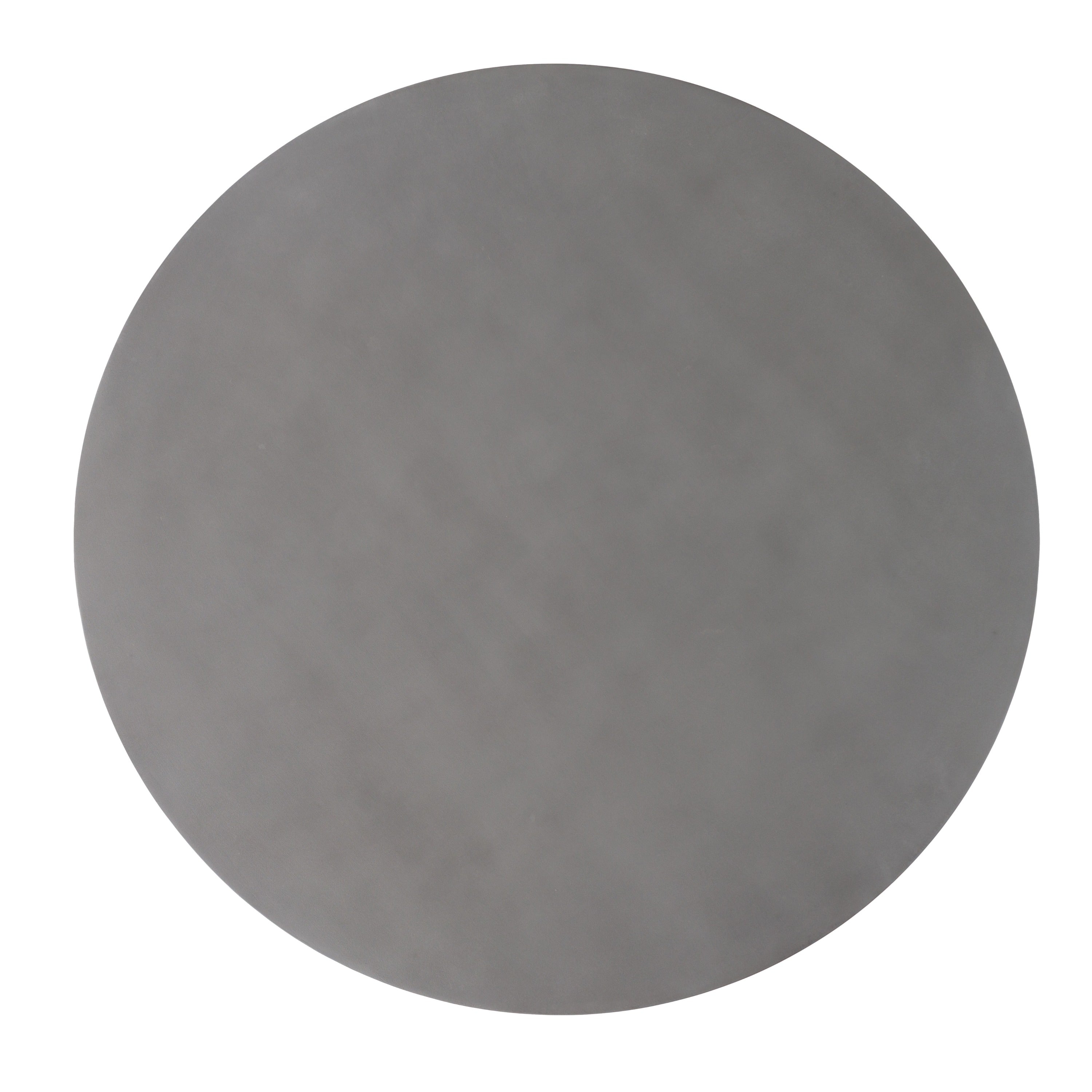 Bateman - Modern Faux Concrete + Walnut Round Dining Table - image 3
