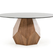 Rackham Mid-Century Walnut Round Dining Table - image 3