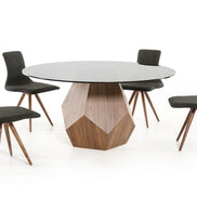 Rackham Mid-Century Walnut Round Dining Table - image 4