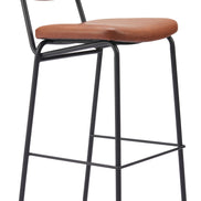 Charon Barstool (Set of 2) Vintage Brown