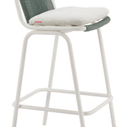 Luft Barstool (Set of 2) White & Green
