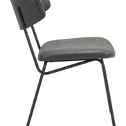 Charon Dining Chair (Set of 2) Vintage Black