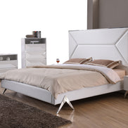 Candid Modern White Nightstand