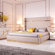 Aspen Modern White & Gold Chest - image 5