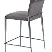 Freesia Counter Stool (Set of 2) Charcoal Gray