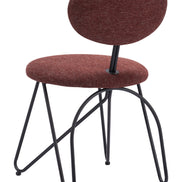 Novi Dining Chair (Set of 2) Maroon Brown