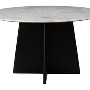 Strela Dining Table White & Black
