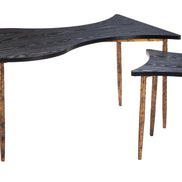 Norden Coffee Table Set (2-Piece) Black & Bronze