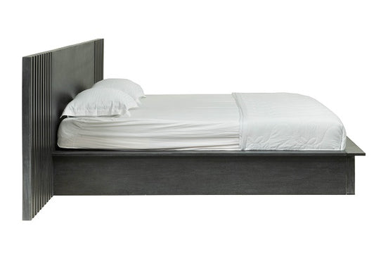Manchester- Contemporary Platform Dark Grey Q Bed - image 2