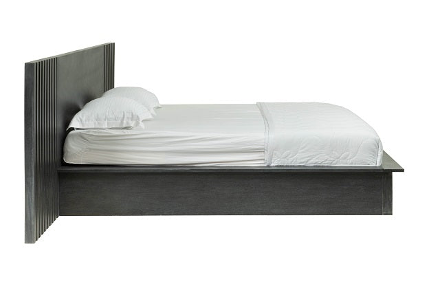Manchester- Contemporary Platform Dark Grey EK Bed - image 2