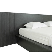 Manchester- Contemporary Platform Dark Grey Q Bed - image 3