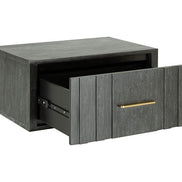 Manchester- Contemporary Dark Grey Nightstand - image 2