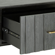 Manchester- Contemporary Dark Grey Nightstand - image 3